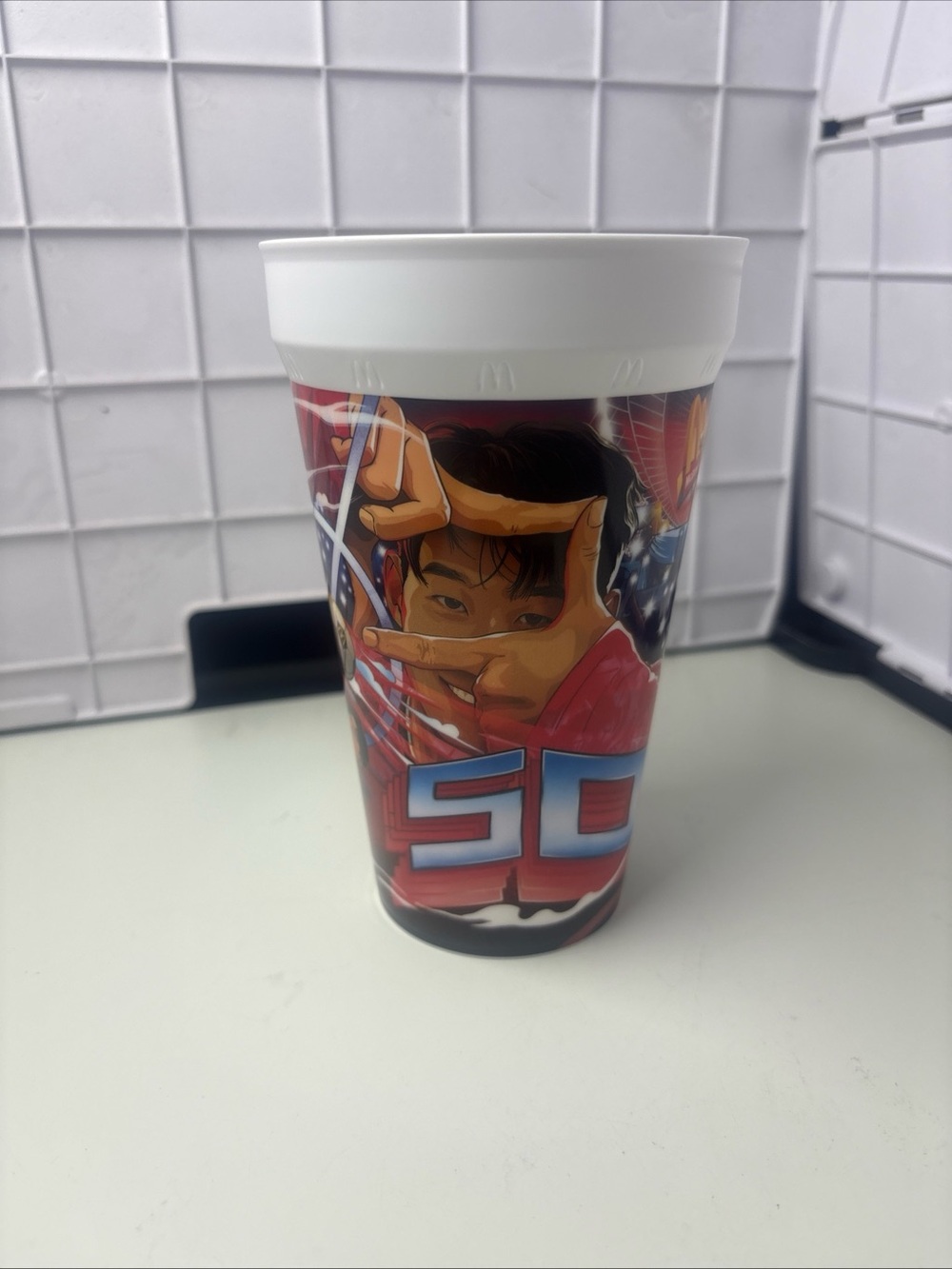 2026 McDonald's Fifa World Cup Adult Happy Meal Cups Son Heung  (Unused/opened)